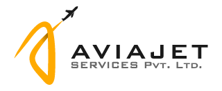 Aviajet Services Pvt. Ltd. Logo - Aircraft Spare Parts & Aviation Services