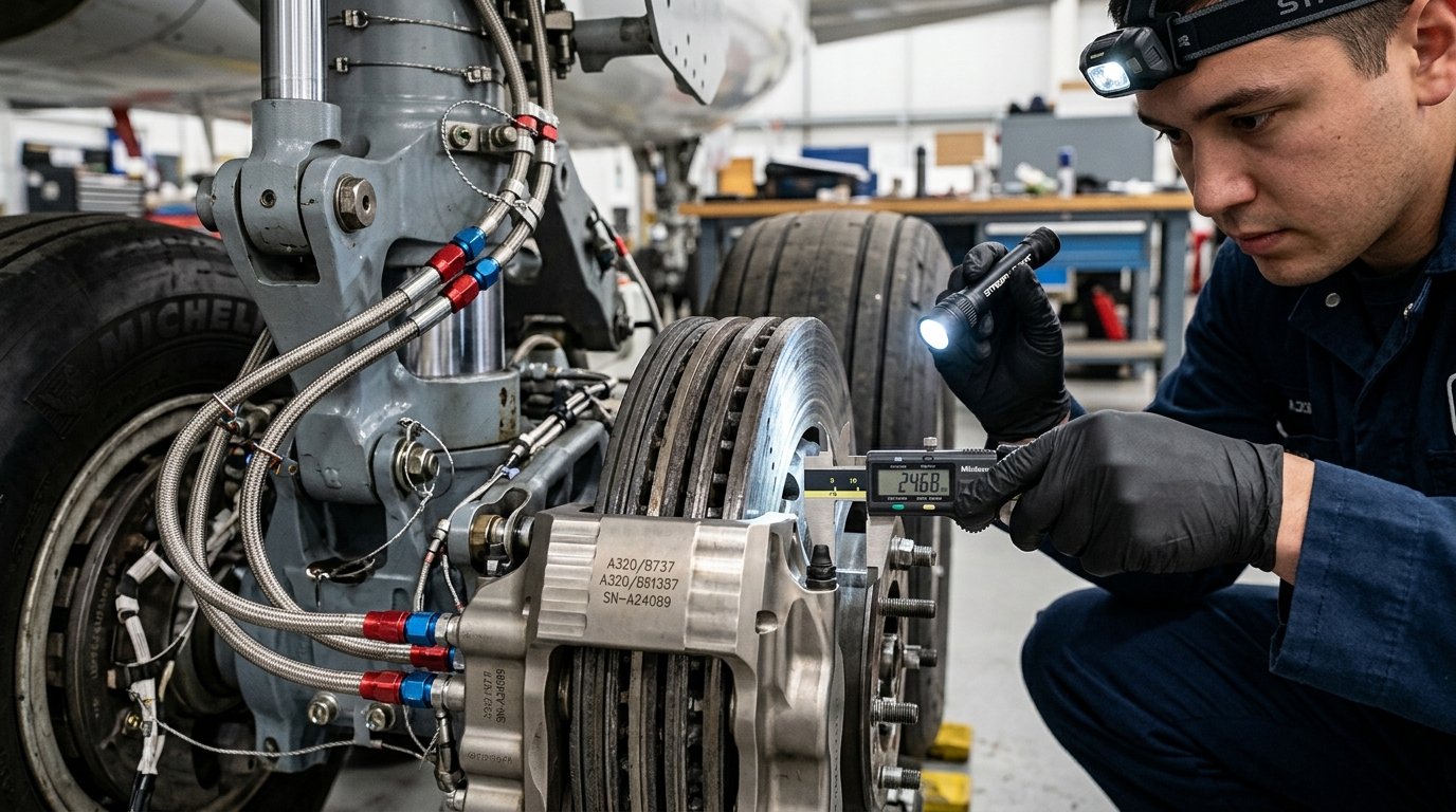 Aircraft Carbon Multi-Disc Brake Assembly